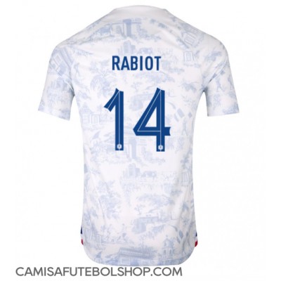 Camisa de time de futebol França Adrien Rabiot #14 Replicas 2º Equipamento Mundo 2022 Manga Curta
